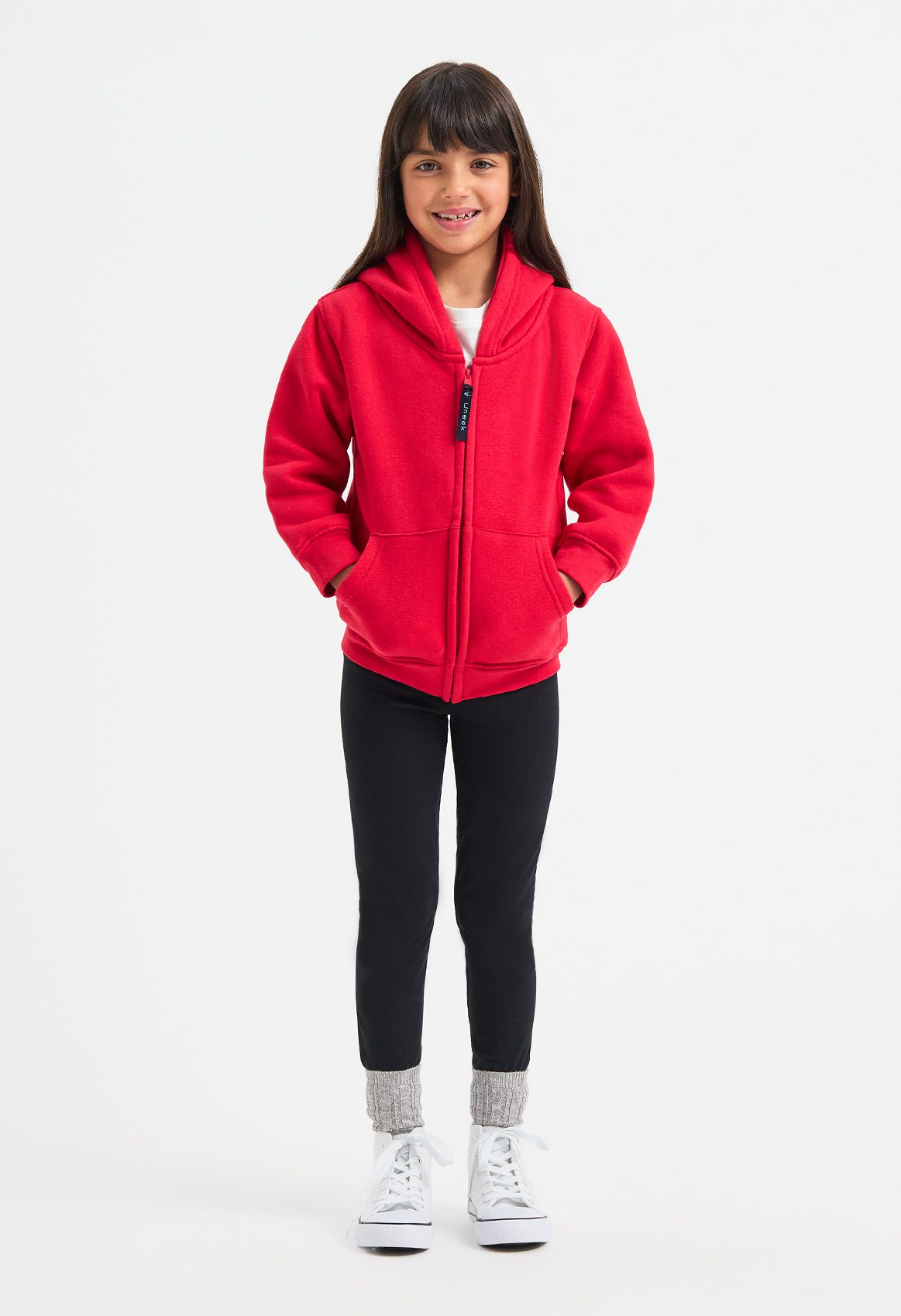 Childrens Classic Full Zip Hooded Sweatshirt