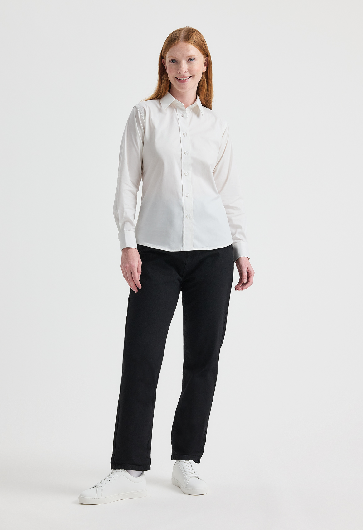 Ladies Pinpoint Oxford Full Sleeve Shirt